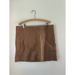 Gap Women's‎ Skirt Size 14 Brown Pockets Utility Gorpcore Streetwear